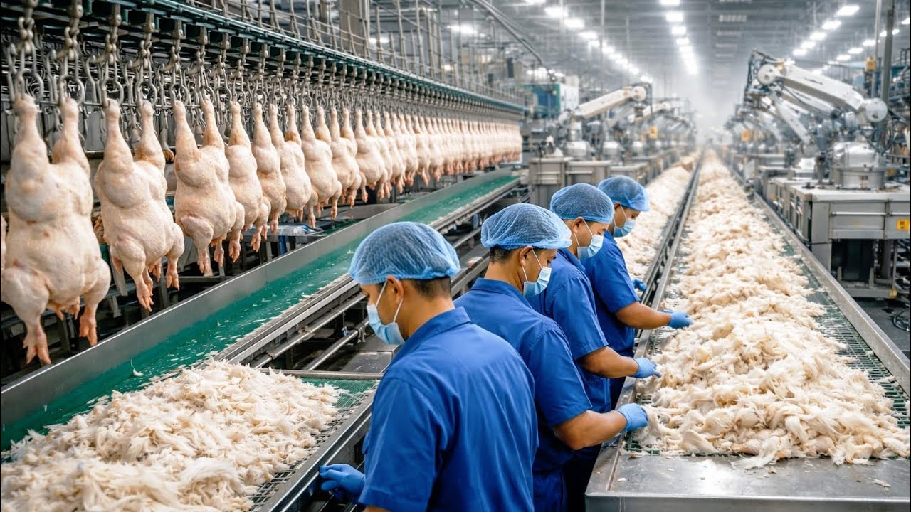 From Waste to Warmth: Inside a High-Tech Factory Making Insulation from Chicken Feathers 