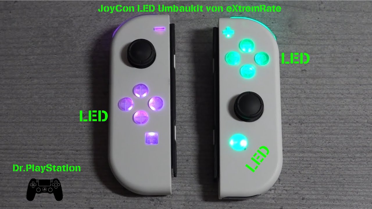 Umbauanleitung: NS JoyCon DFS LED Kit von eXtremeRate