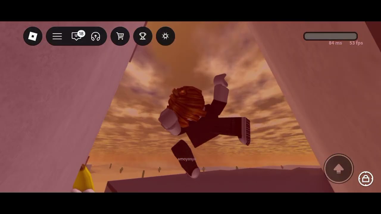 Roblox di kejar pisang 