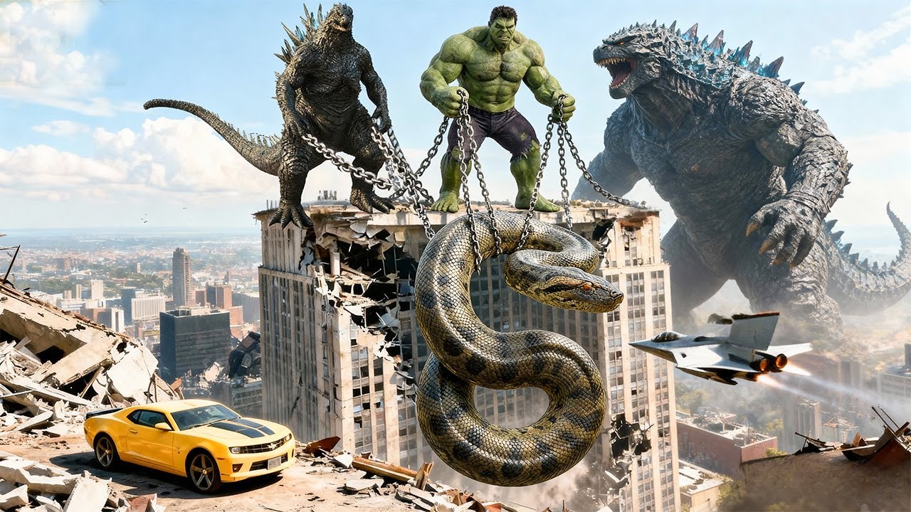 King Kong and Godzilla battle Optimus Prime: The ultimate clash with Transformers