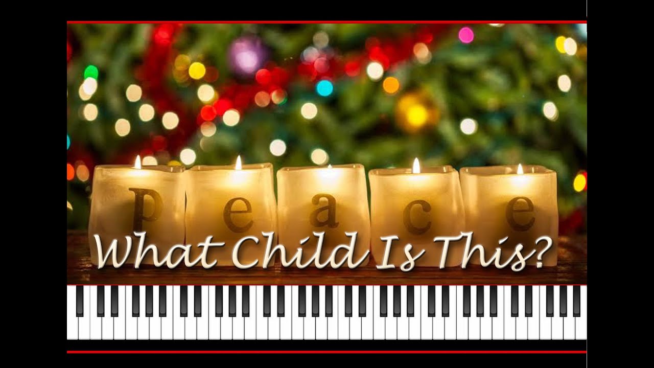 Christmas Song 🎄What Child Is This? 🎅 piano/lyric - Greensleeves - Música de Natal - クリスマス・グリーンスリーブス