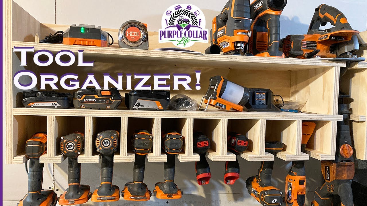 Cordless Drill Organizer