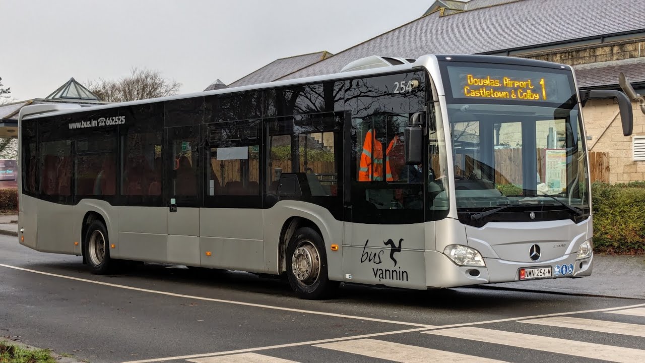 Bus Vannin: Mercedes Benz Citaro 0295 Daimler OM936/ZF NMN-254-M (254)