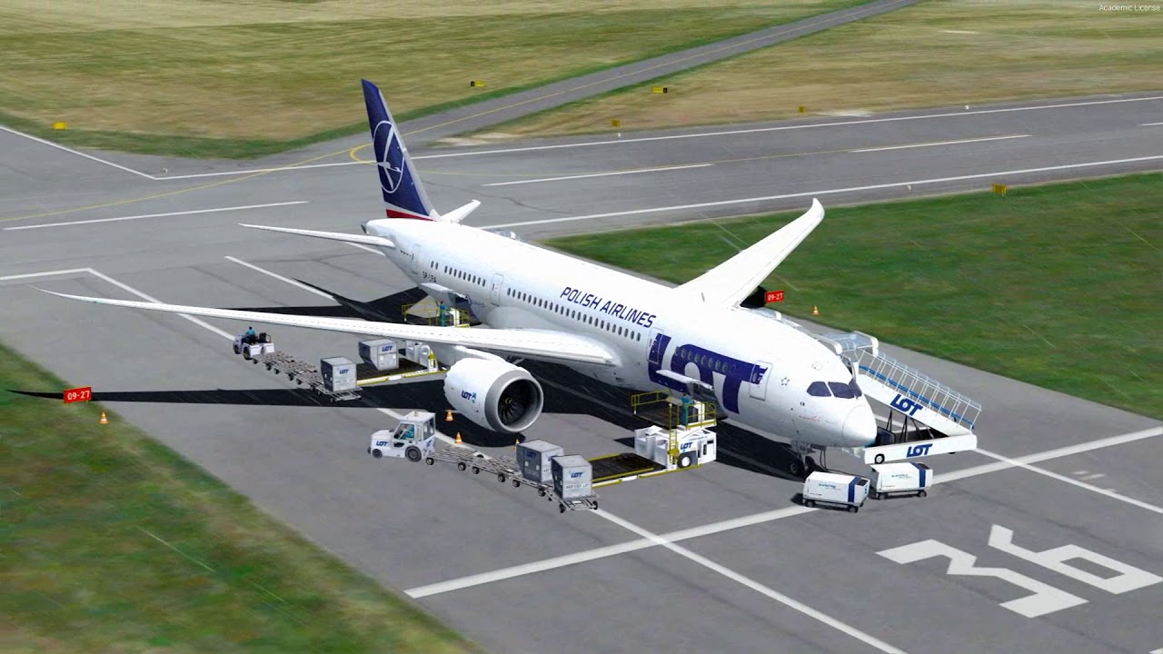 [PREPAR3Dv4.3] Flight Boeing 787-8 LOT Polish Airlines - EPML (Mielec) - LEMG (Malaga)