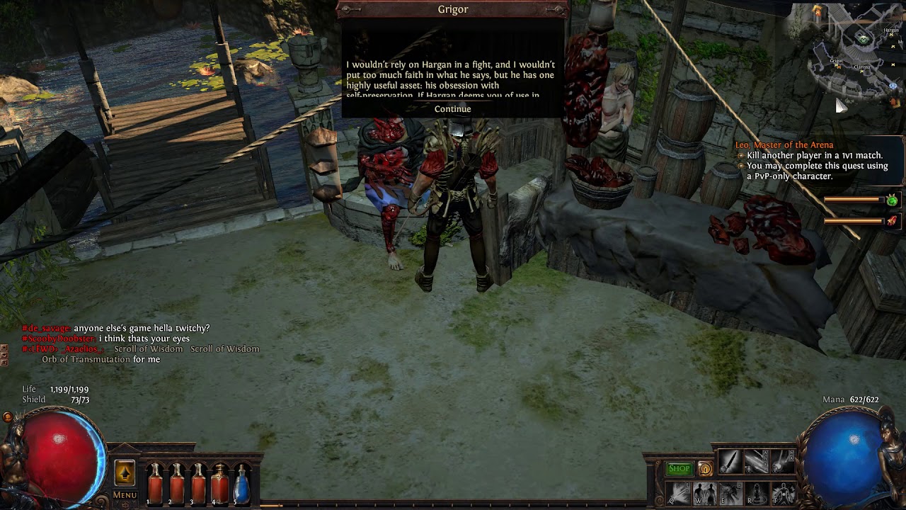 PoE - Sarn Encampment - Grigor