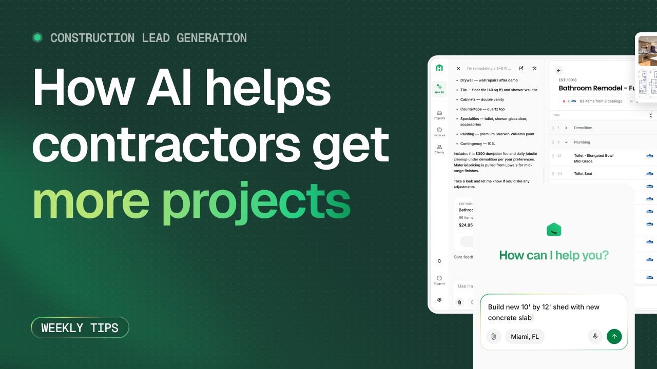 How to Use AI to Get More Construction Leads in 2026