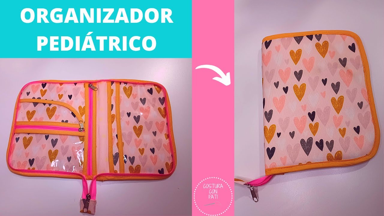 DIY – CÓMO HACER UN ORGANIZADOR PEDIÁTRICO / carpeta para organizar /organizador para bebe