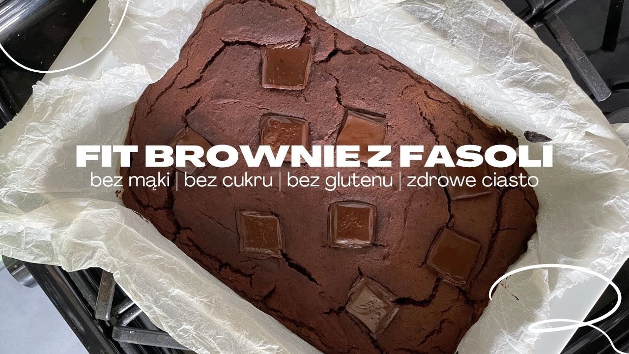 FIT BROWNIE Z FASOLI | ZDROWE CIASTO BEZ MĄKI BEZ CUKRU