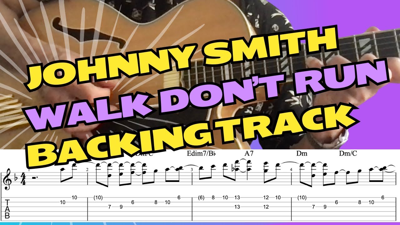 Walk Don't Run - Johnny Smith (166 bpm) Backing Track