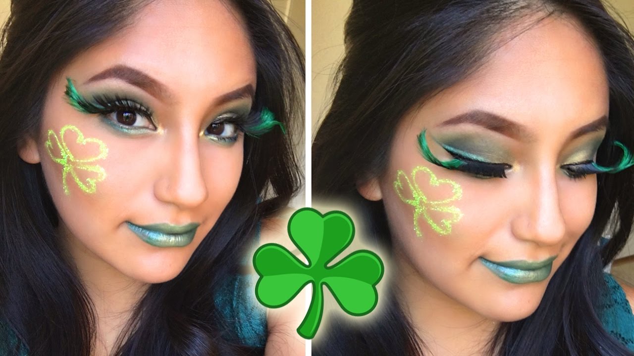 2017 ST PATRICKS DAY Makeup Tutorial!!