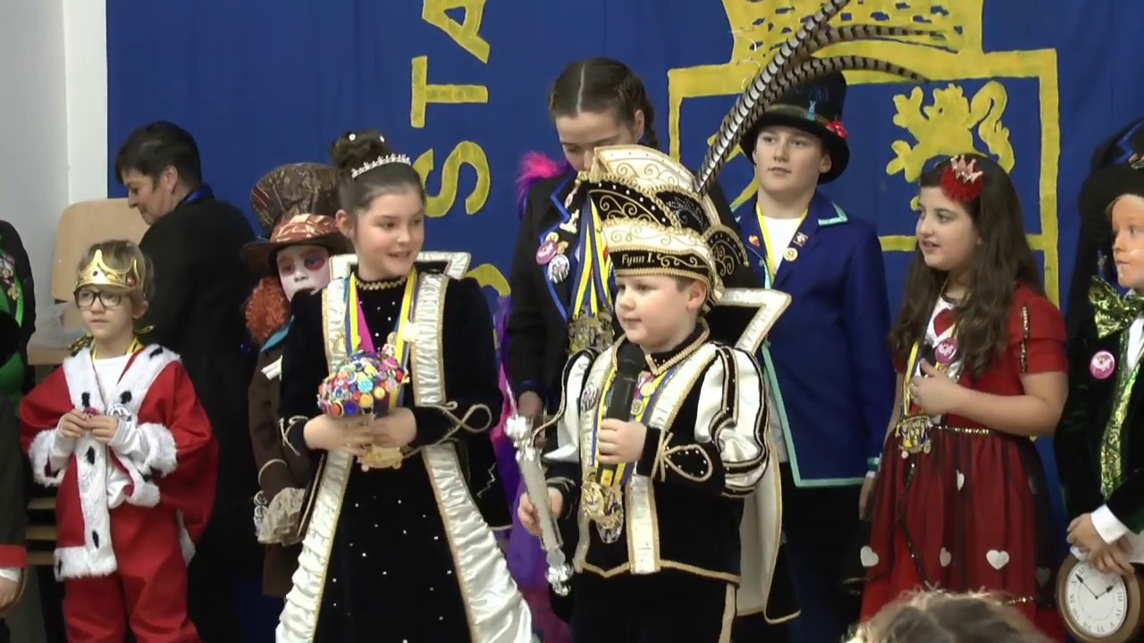 Alsdorf-KG Stadtgarde-Kindersitzung Einzug des Kinderprinzenpaares 2019