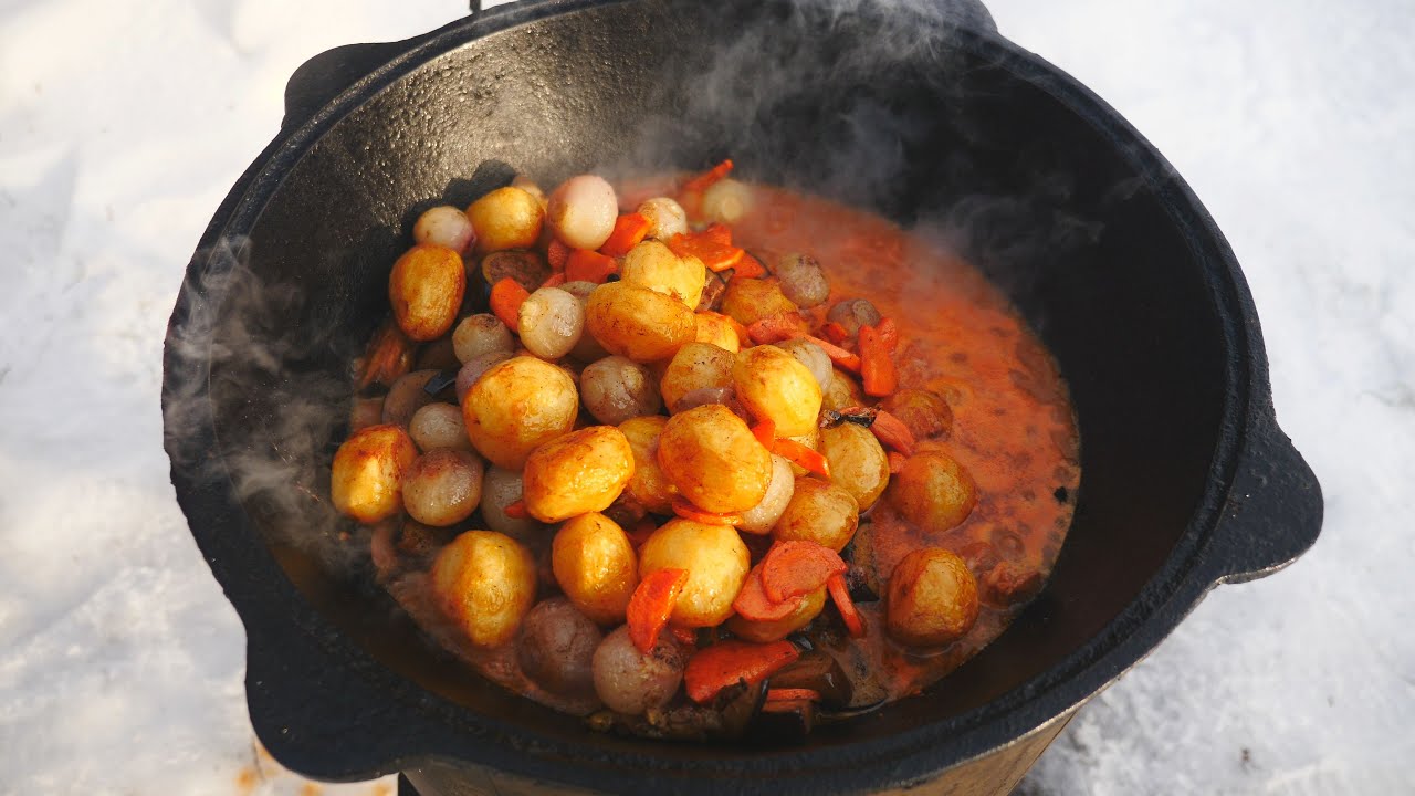 ХОРЦИАНИ. МЯСО С КАРТОШКОЙ В КАЗАНЕ