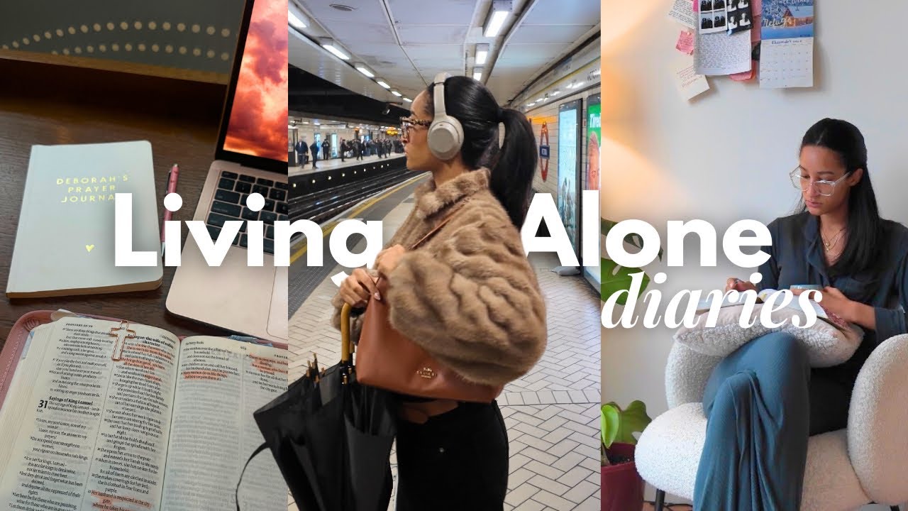 Living Alone Diaries | Life with Jesus 🤍 Quiet time, thrift shopping, gel x nails, prayer & more