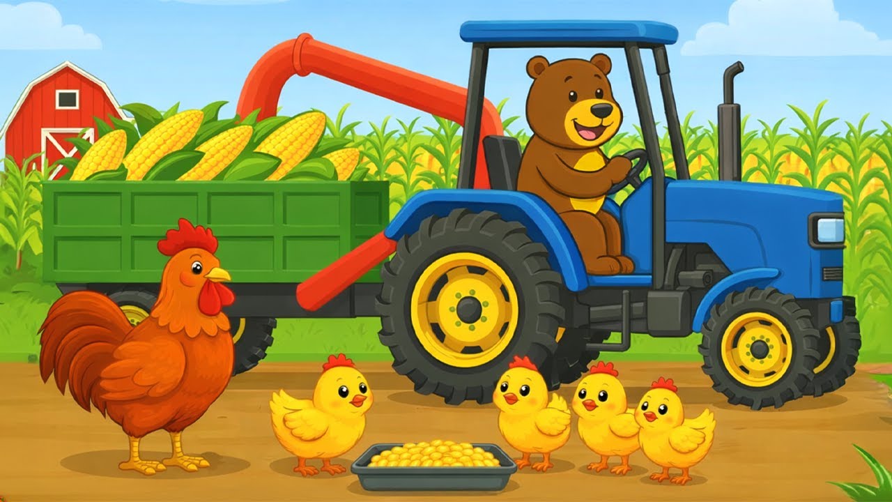 Farm Work: Corn Harvesting & Chicken Care