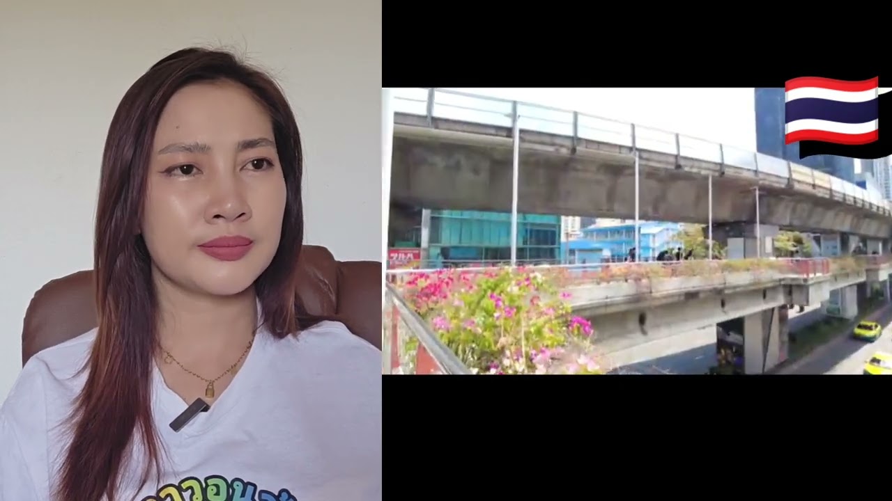 ❗️ว้าวไทยแลนด์🇹🇭ปรับปรุงสกายวอล์กได้อย่างสุดยอดมาก❗️สาวลาวเห็นแล้วชอบความคิดสร้างสรรค์ของคนไทยมาก❗️