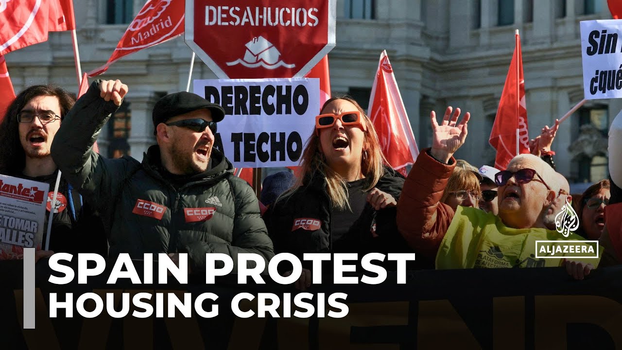 Thousands protest in Spain's Madrid against high rent prices and cost of living
