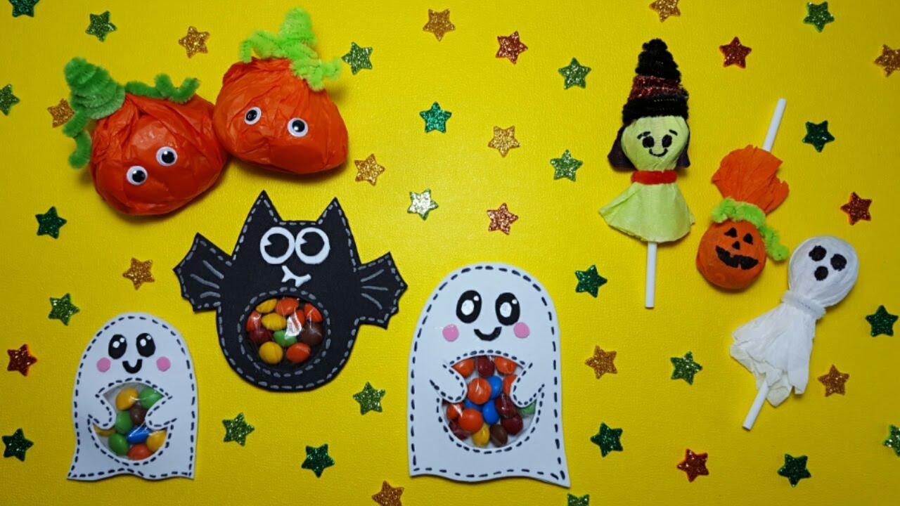 Ideas fáciles para regalar dulces HALLOWEEN💛🎃