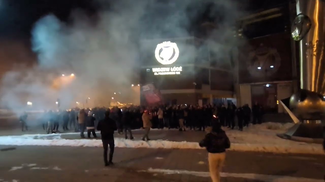2026.01.19 Pożegnanie Marka Hanouska przez kibiców Widzewa