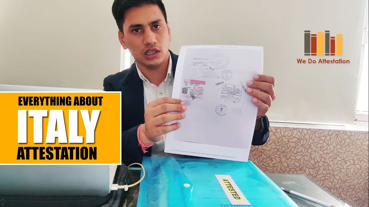 How To Get ITALY Embassy Attestation? | We Do Attestation