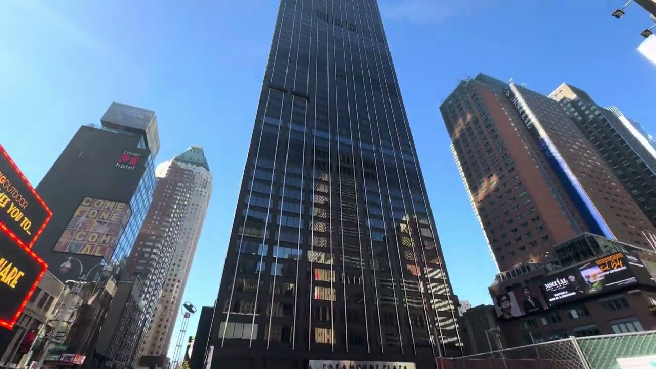 Times Square até o Central Park em Nova York 25 de outubro de 2024
