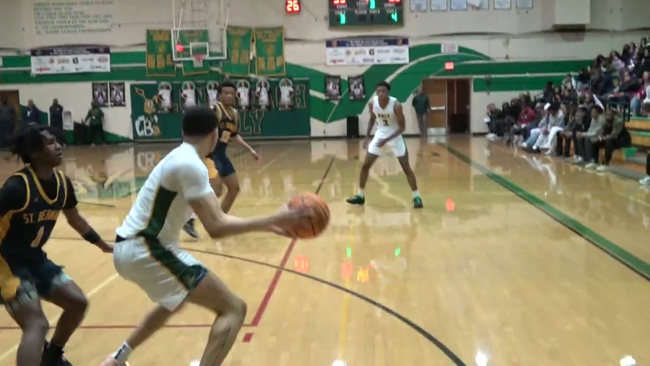 CIF Basketball: Long Beach Poly vs St Bernard