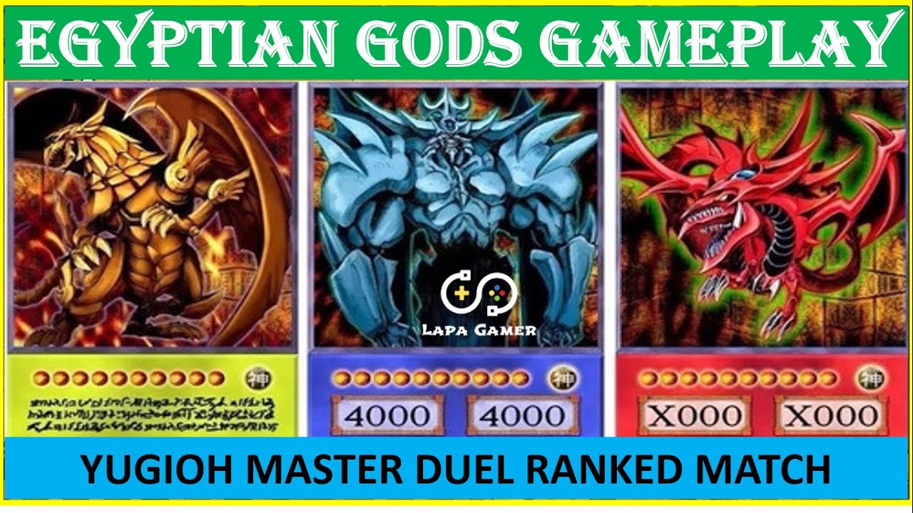 DEUSES EGÍPCIOS DECK GAMEPLAY YUGIOH MASTER DUEL PARTIDA RANKEADA-Egyptian gods deck gameplay ranked