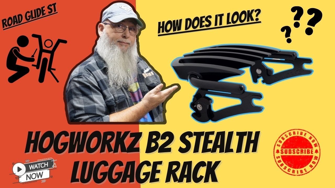 2022 Road Glide ST Upgrade - Hogworkz B2 Stealth Luggage Rack