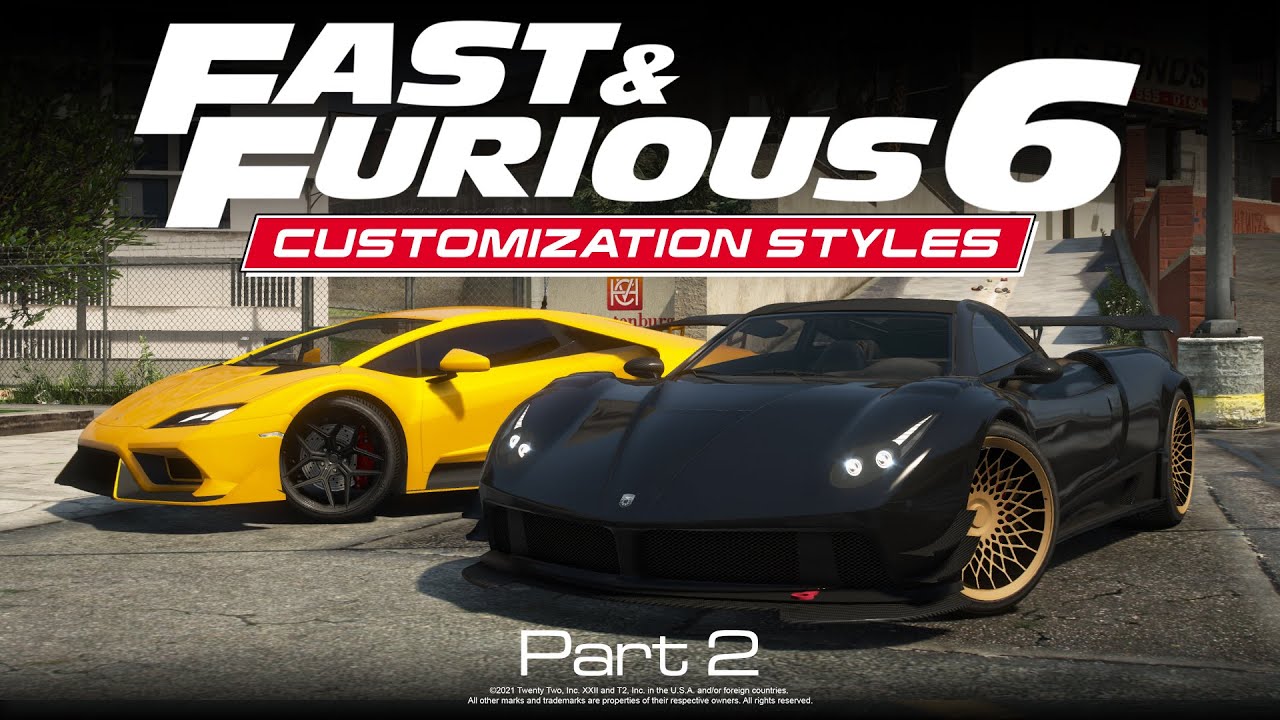 GTAO - Fast & Furious 6 Customization Styles | Part 2