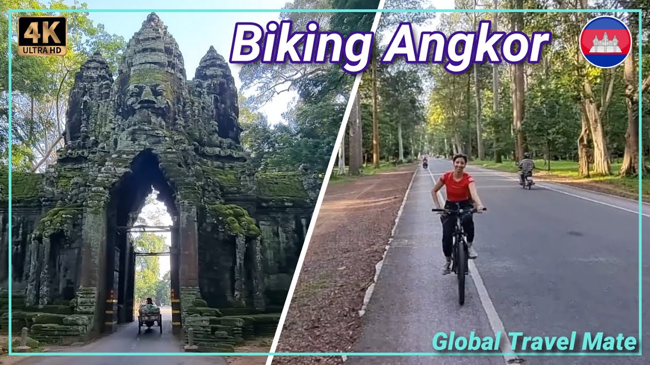 ANGKOR WAT Jungle Temples Bicycle Tour 🇰🇭 Cambodia