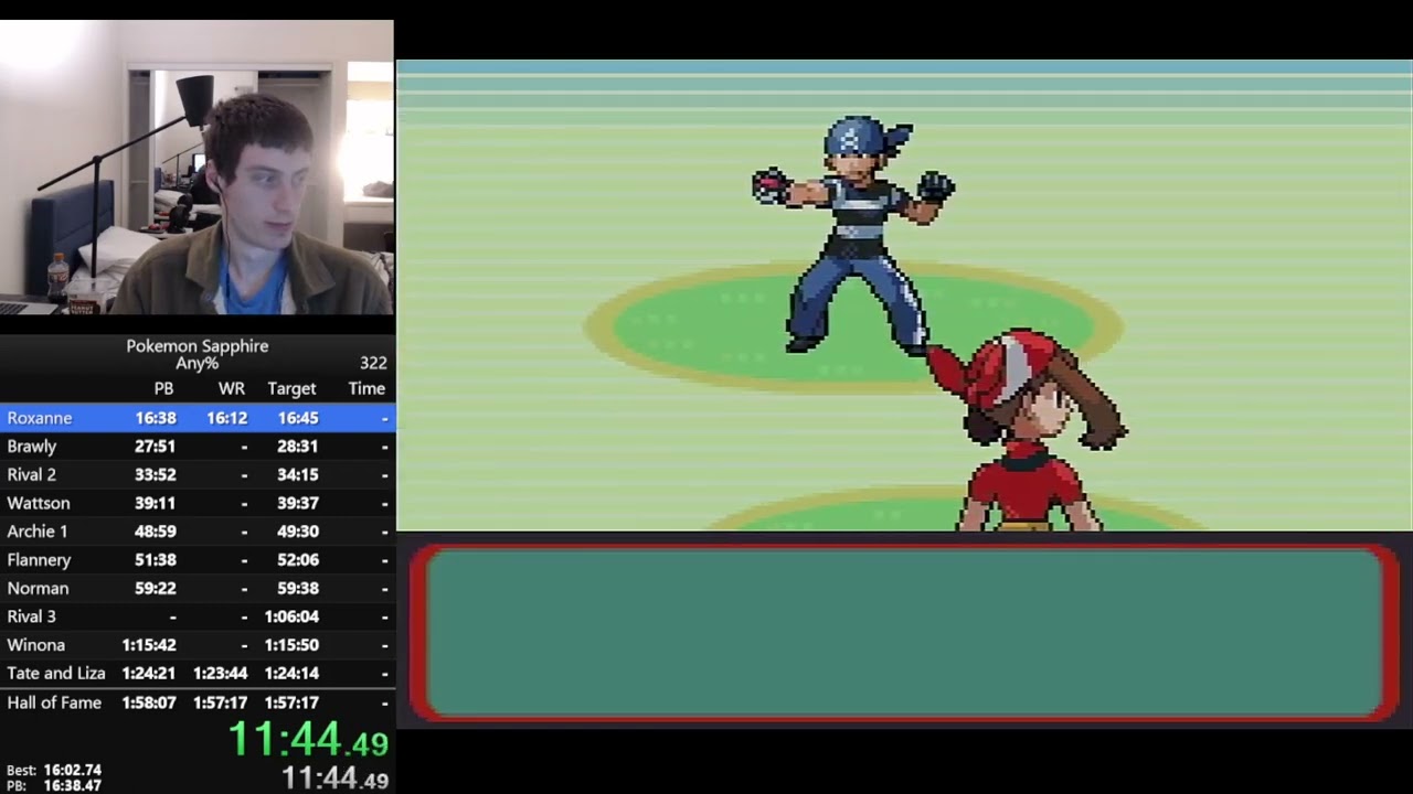 Pokemon Sapphire Any% Glitchless in 1:56:50 [Former World Record]