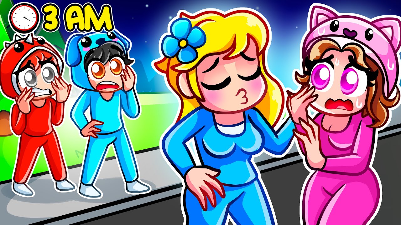 Crystal is SLEEPWALKING At 3AM In Roblox!