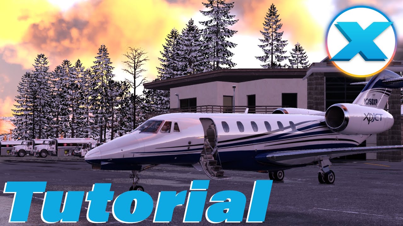 Подготовка и запуск Citation X – X-Plane 12