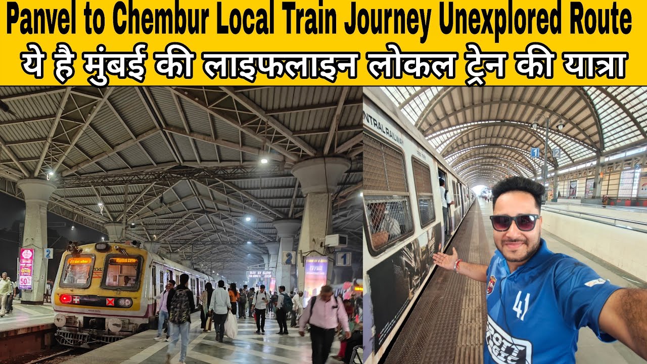 *Ye hai Mumbai ki sabse Slow local Train ki Journey * || Panvel to Chembur in Hourbour Line