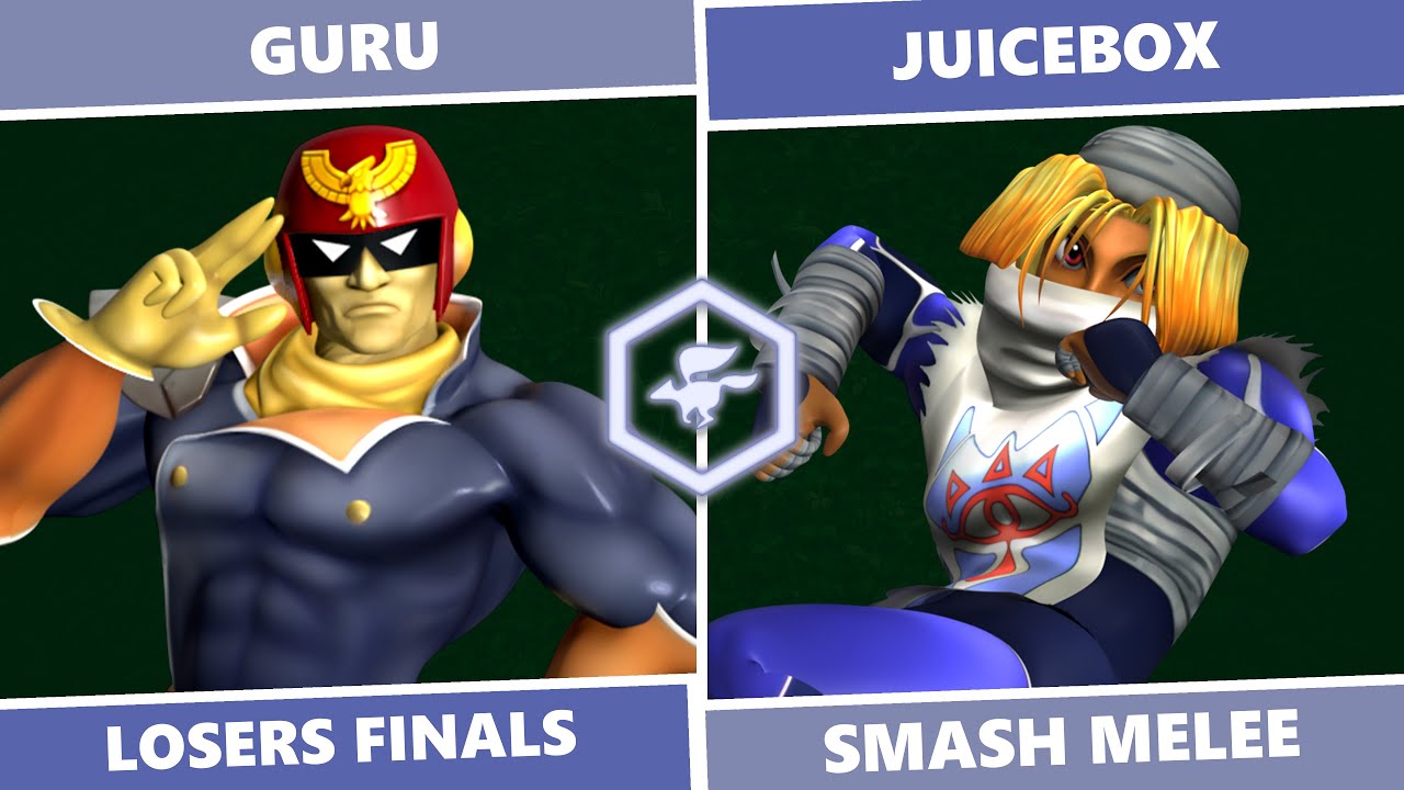 Birdbrained 3: Losers Finals - Guru (Captain Falcon) Vs. Juicebox (Sheik) SSBM
