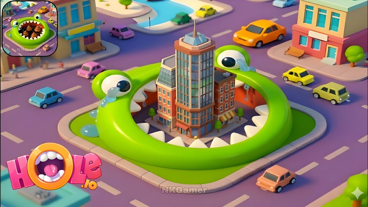 Hole.io – Swallow Everything & Dominate the City! 🕳️🔥 | Full Gameplay (Android & iOS)