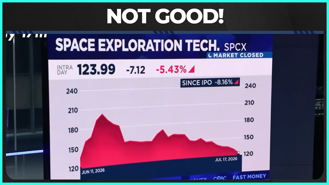Акции SpaceX в свободном падении