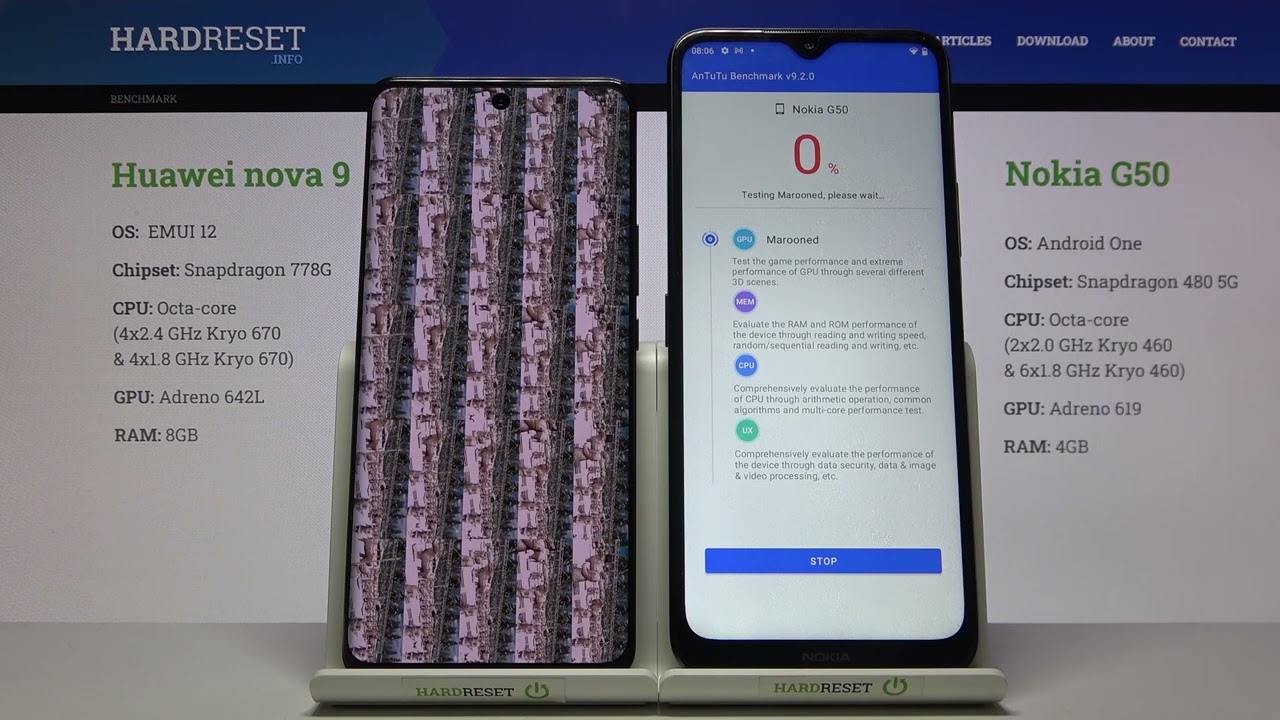 Huawei Nova 9 vs Nokia G50 Antutu Test | Which phone is better in Antutu Test