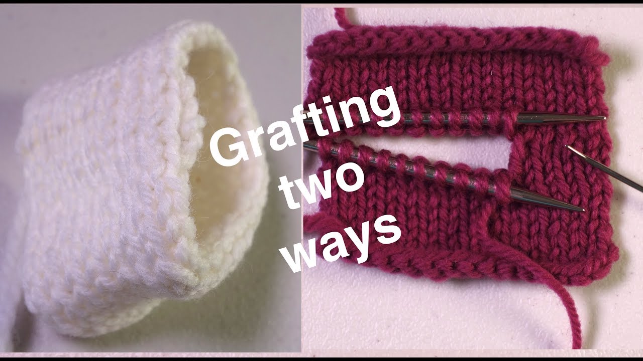 Grafting stockinette two ways // Technique Tuesday
