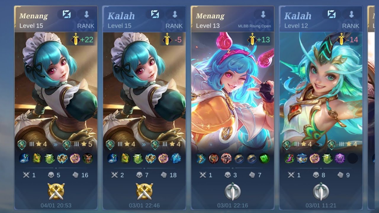 PUSH RANKS MOBILE LEGENDS😍