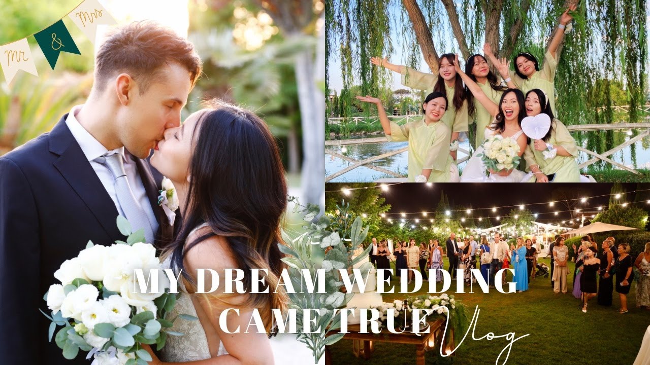 My dream wedding in Rome, Italy #weddinginitaly #gardenwedding