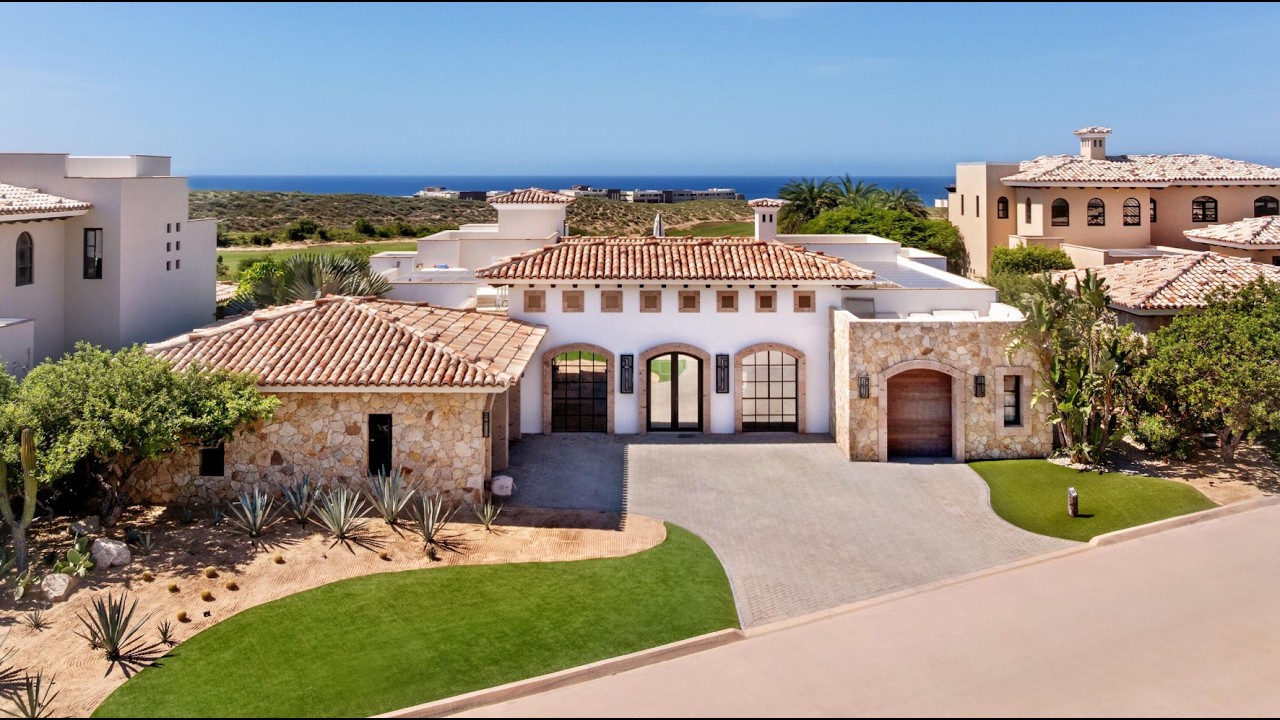 $4.5M Luxury Golf Villa in Diamante Cabo San Lucas | Ocean & Dunes Course Views