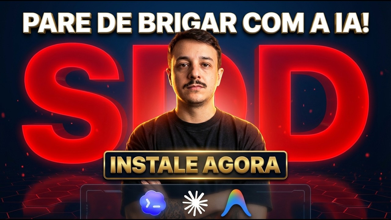 Pare de Brigar com a IA! Como Funciona o Framework SDD (Tutorial Completo)