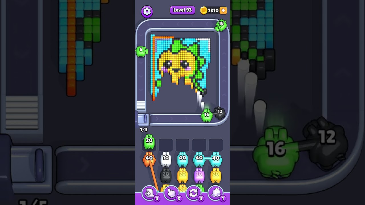 Pixel flow level 93 hard slow speed 