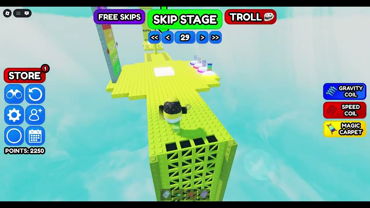 Playing a wall hop obby til I lose my mind pt1