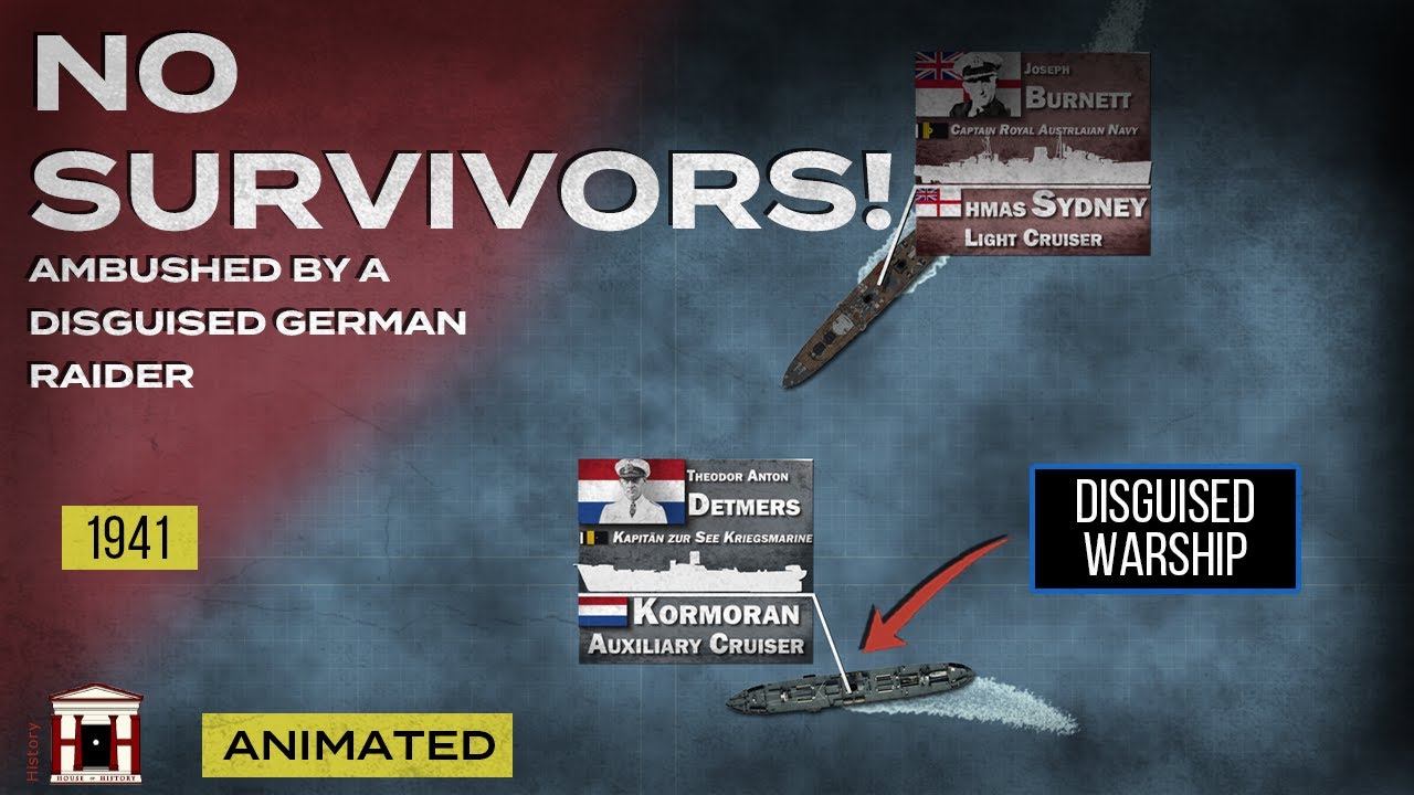 How a German Raider Sank HMAS Sydney: Australia&rsquo;s Worst Naval Loss, 1941 - Animated