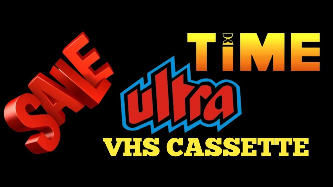 TIME ULTRA VHS 📼 CASSETTE FOR SALE