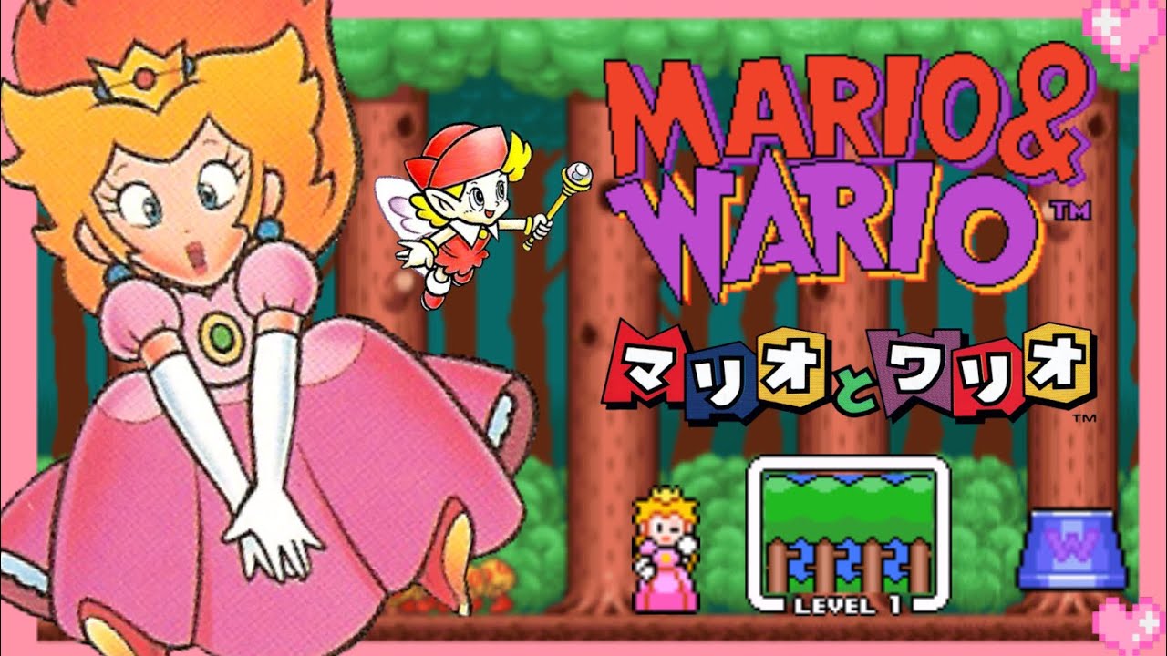 💗 Mario & Wario (Level 1) Peach Gameplay 💗