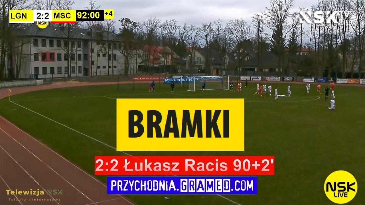 GRAMED [bramki] Legionovia Legionowo - Mszczonowianka Mszczon&oacute;w 2:2 (1:1) 2026-04-04 13:00
