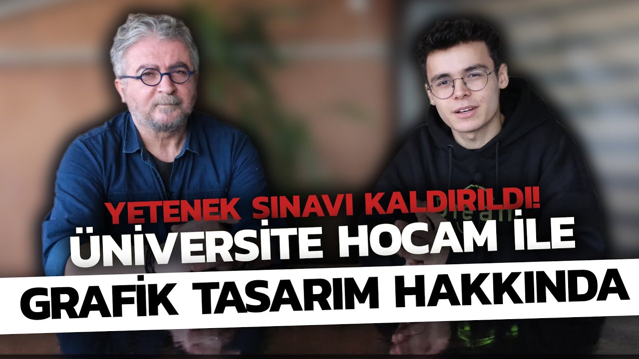 GRAFİK TASARIM YETENEK SINAVI KALDIRILDI! (Üniversite Hocamla Soru-Cevap)