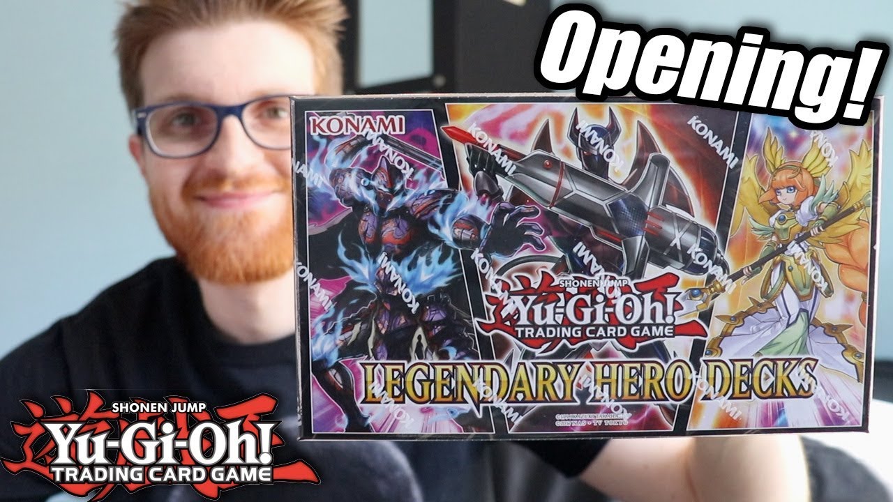 Yu-Gi-Oh! Legendary Hero Decks Unboxing!